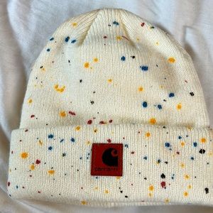 Paint Speckled Winter Hat